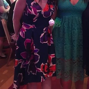 High low floral dress